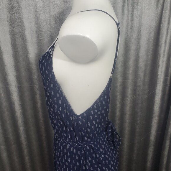 LuLu's Coveted Curated Collected Boho Paisley Low Back Maxi Dress Size M - Picture 12 of 16